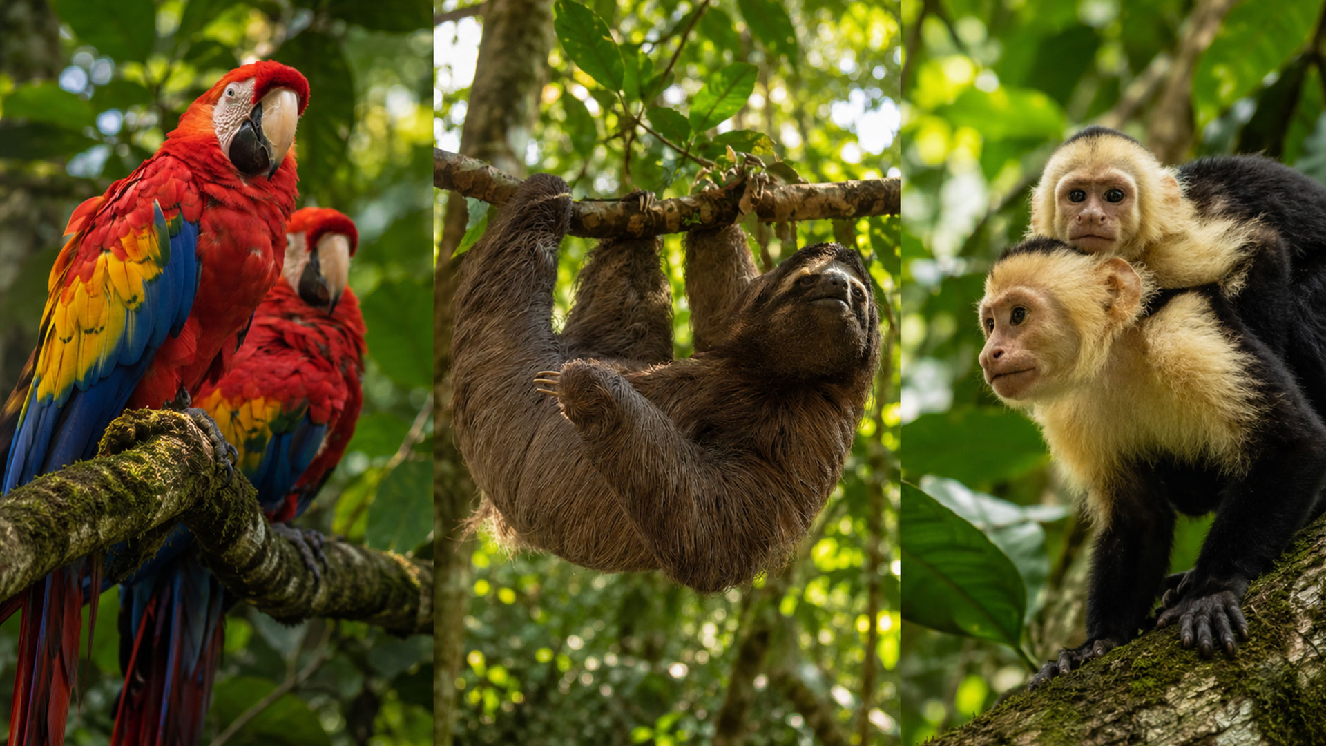 Wildlife in Costa Rica throughout the year